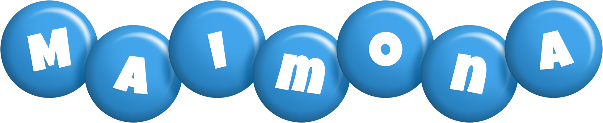 Maimona candy-blue logo