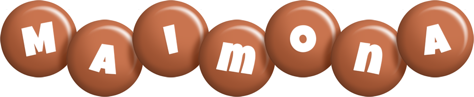 Maimona candy-brown logo