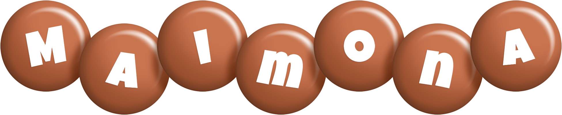 Maimona candy-brown logo