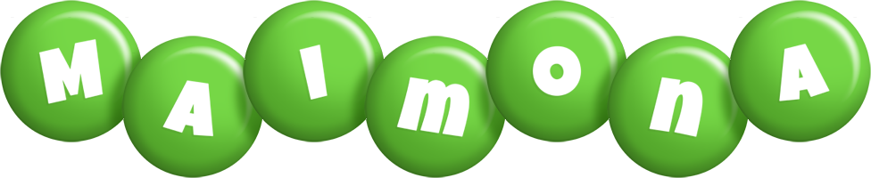 Maimona candy-green logo