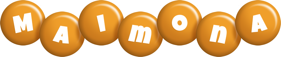 Maimona candy-orange logo