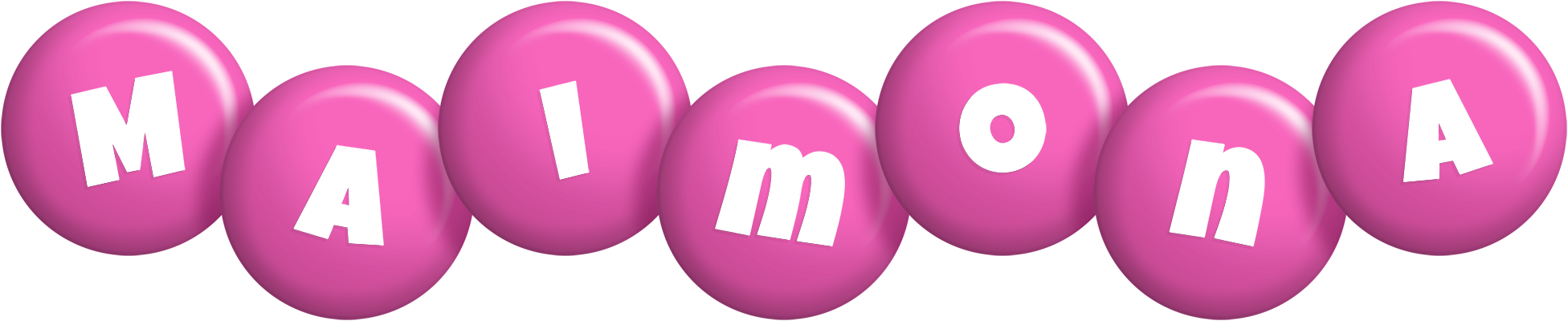 Maimona candy-pink logo