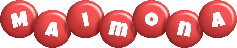 Maimona candy-red logo