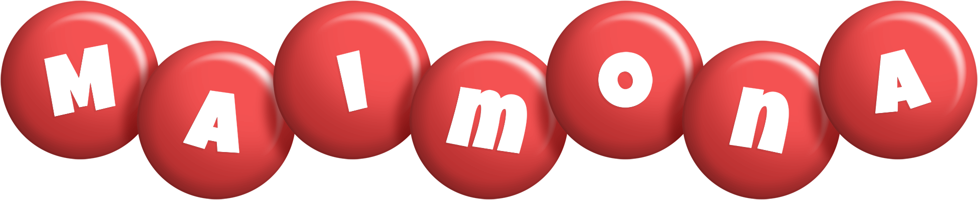 Maimona candy-red logo