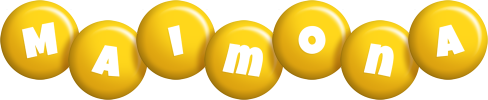 Maimona candy-yellow logo