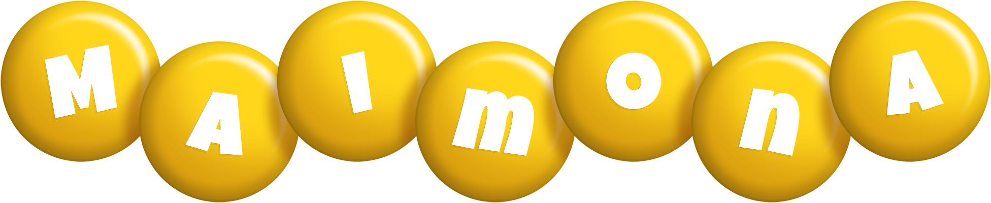 Maimona candy-yellow logo