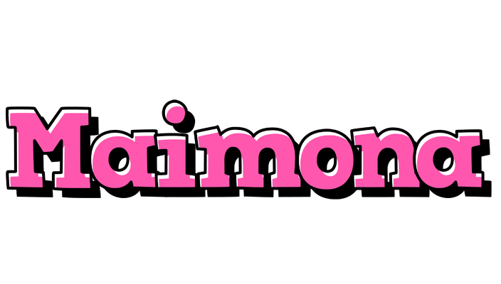 Maimona girlish logo