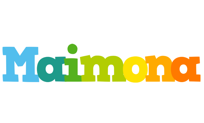 Maimona rainbows logo