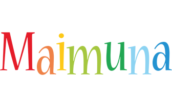 Maimuna birthday logo