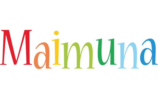 Maimuna birthday logo