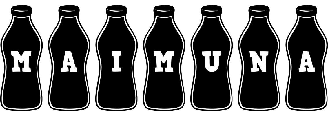 Maimuna bottle logo