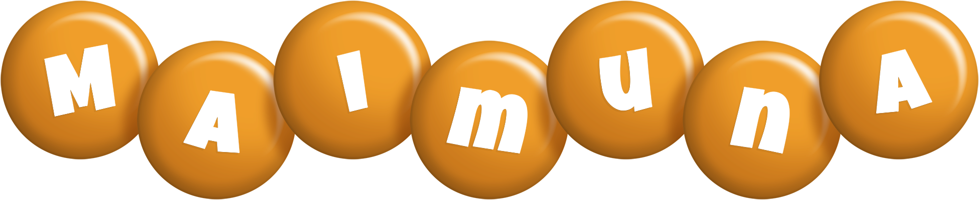 Maimuna candy-orange logo