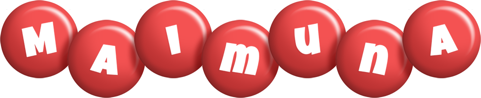 Maimuna candy-red logo