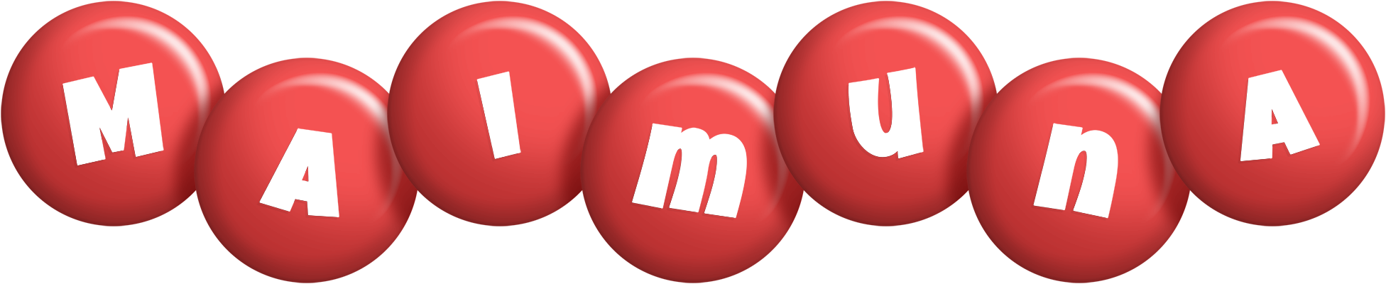 Maimuna candy-red logo