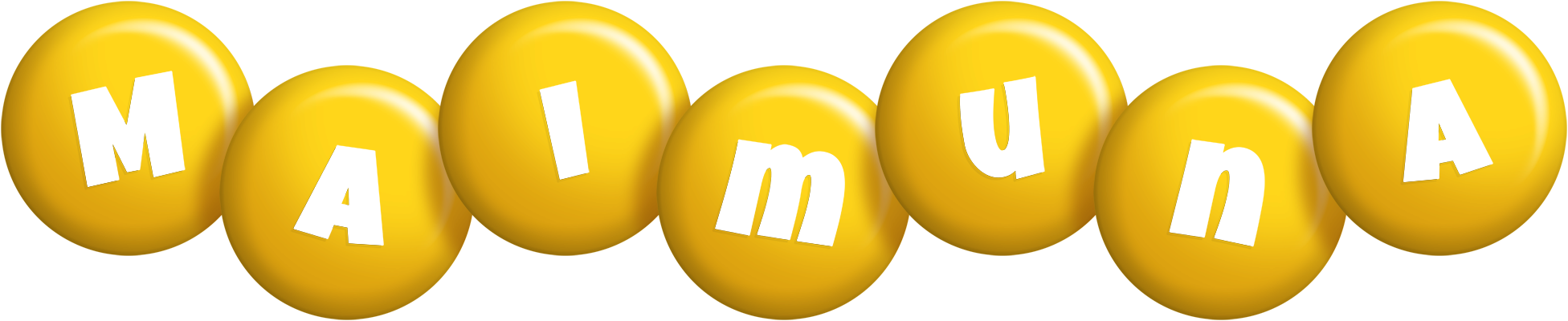 Maimuna candy-yellow logo