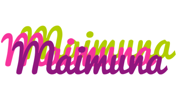 Maimuna flowers logo