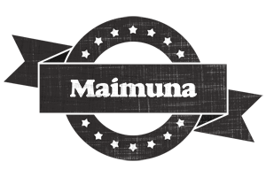 Maimuna grunge logo