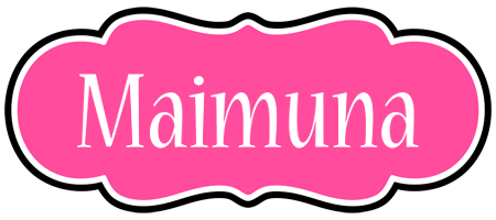 Maimuna invitation logo