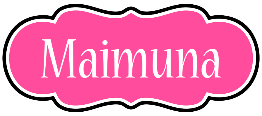 Maimuna invitation logo