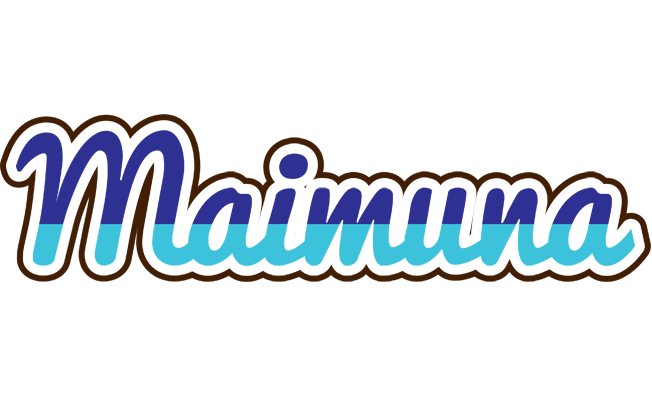 Maimuna raining logo