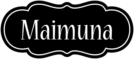 Maimuna welcome logo