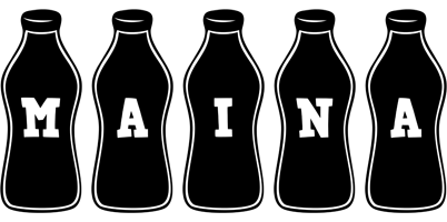 Maina bottle logo