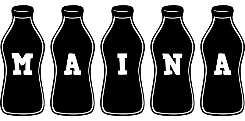 Maina bottle logo