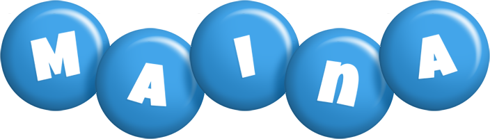 Maina candy-blue logo