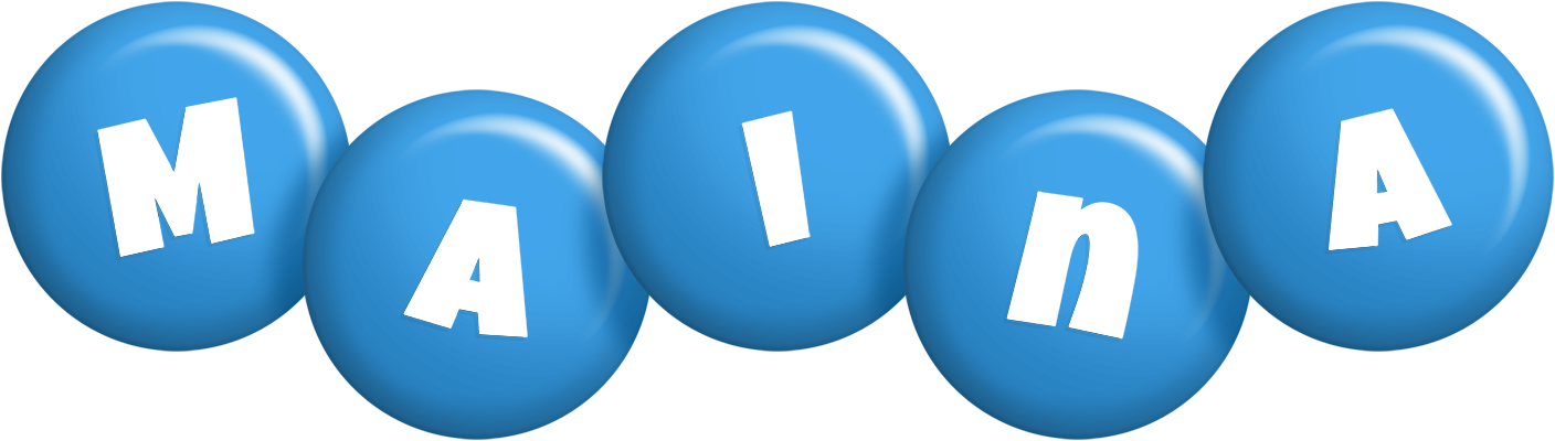 Maina candy-blue logo