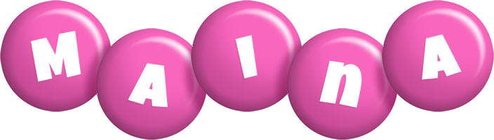 Maina candy-pink logo