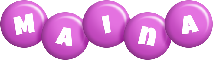 Maina candy-purple logo