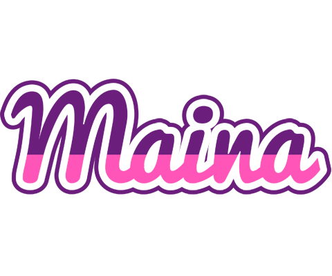 Maina cheerful logo