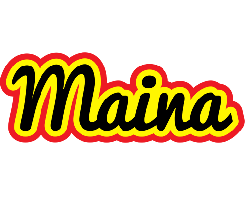 Maina flaming logo