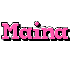 Maina girlish logo