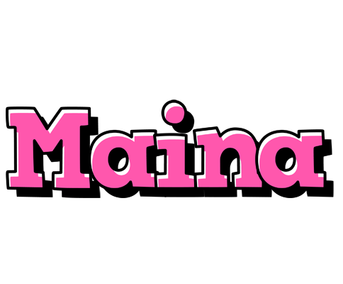 Maina girlish logo