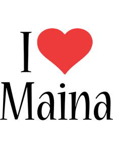 Maina i-love logo
