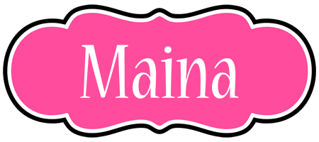 Maina invitation logo