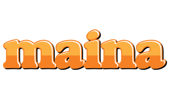 Maina orange logo