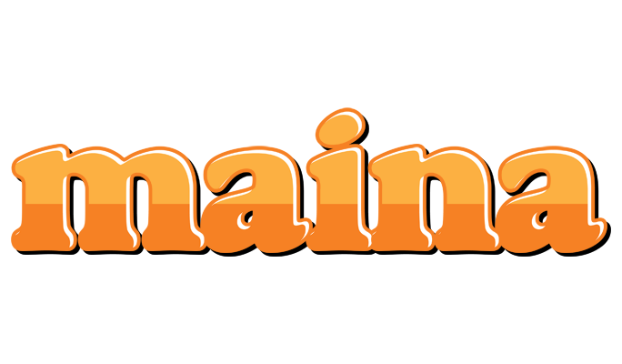Maina orange logo
