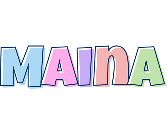 Maina pastel logo