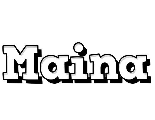 Maina snowing logo