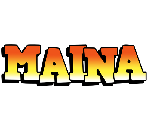 Maina sunset logo