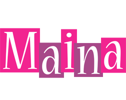 Maina whine logo