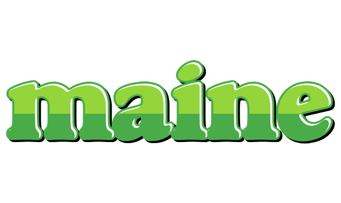 Maine apple logo