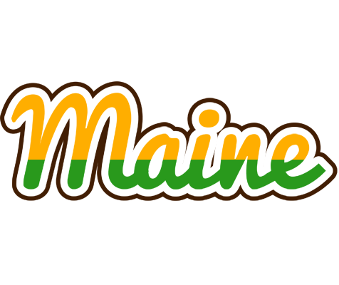 Maine banana logo