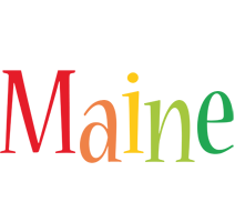 Maine birthday logo