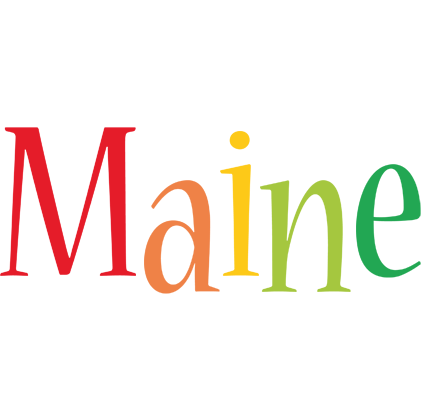 Maine birthday logo