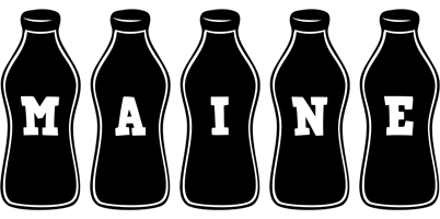 Maine bottle logo