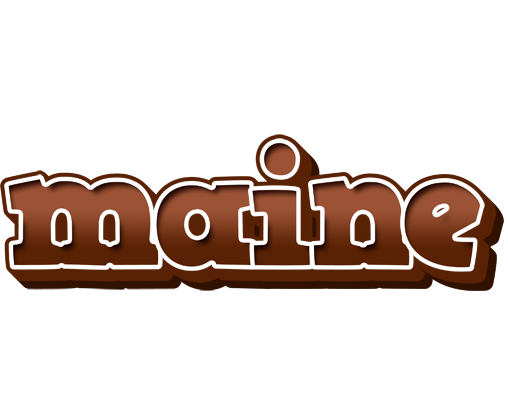 Maine brownie logo