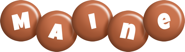 Maine candy-brown logo